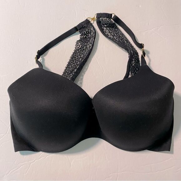 Victoria's Secret Sexy lace INCREDIBLE LIGHTLY LINED DEMI BRA seamless lace 34C - Picture 3 of 13